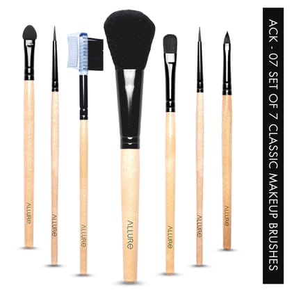 Allure Classic Ack-07 Pack Of 7 Makeup Brush