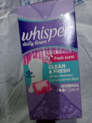 Whisper Daily liners Fresh scent Clean & fresh 