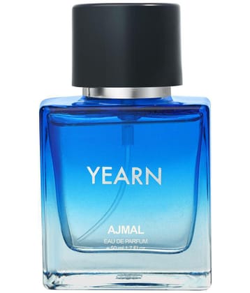 Ajmal Yearn Eau De Parfum Aquatic Perfume 50ML Long Lasting Scent Spray Party Wear Gift For Men