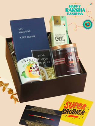 Brother, You are a Warrior Gift Hamper-You Are The Best / Dont Add Name / No Rakhi