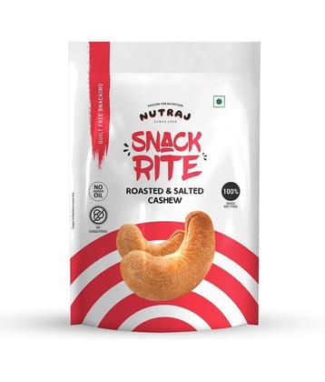 Nutraj Snackrite Cashew R&S W-320 150g | Premium Roasted & Salted Kaju Nuts