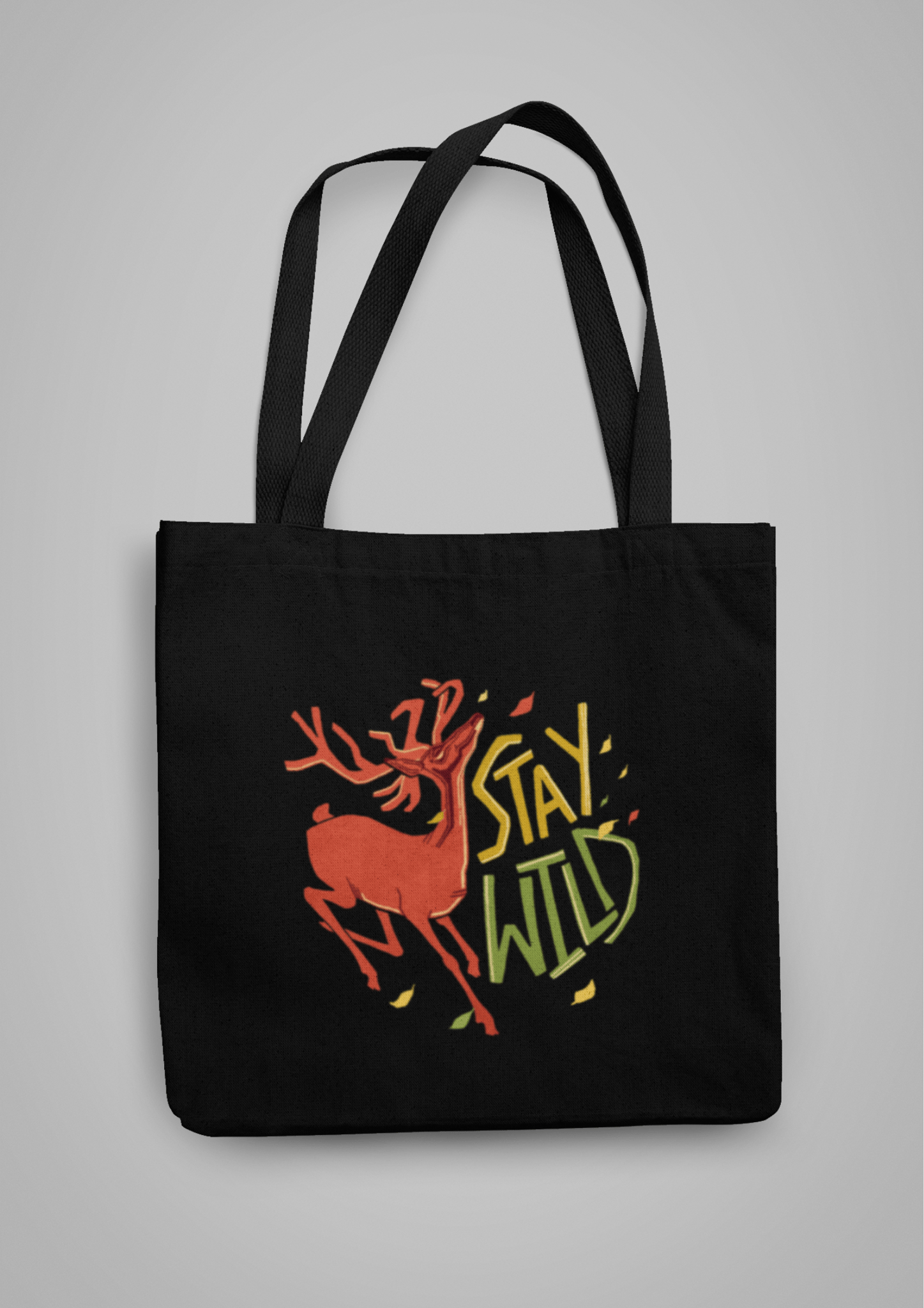 Untamed Spirit | Tote Bag-Black