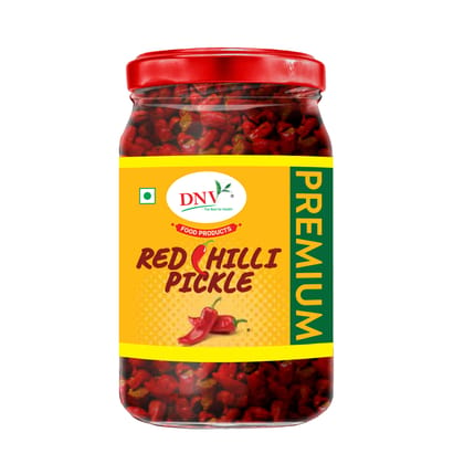 DNV Foods Pickle Red Chilli Premium, 400 gm