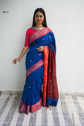 Sabina Handloom Jamdani Saree