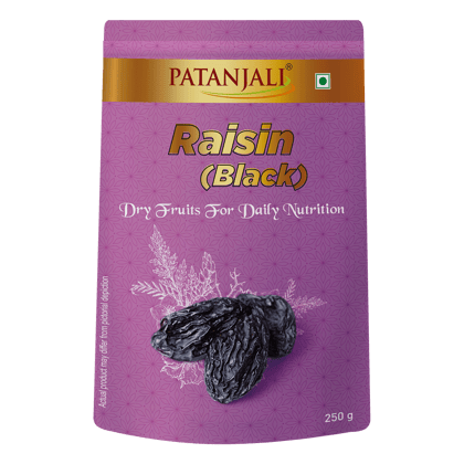 RAISINS BLACK (KISHMISH KALI) 250 GM