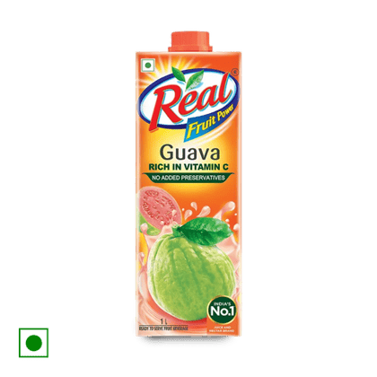 Real Fruit Power Vitamin Boost Guava Juice, 1 L Tetrapack