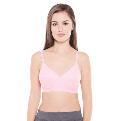 Bodycare Women Cotton Full Coverage Lightly Padded Regular Bra 1574-Pink