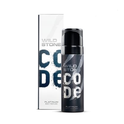 Wild Stone CODE Platinum Body Perfume for Men, 150ml | No Gas Deodorant | Long Lasting Body Spray