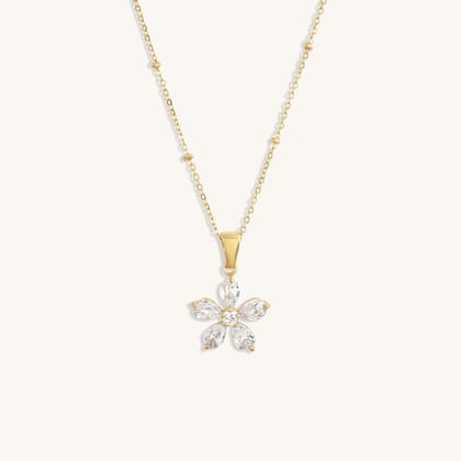 Flora Necklace - 18K Gold Plated