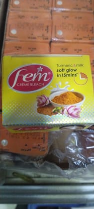 Fem cream bleach turmeric milk