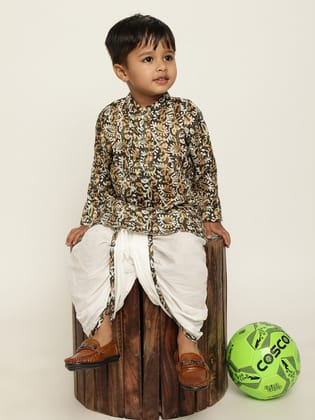 Boys Dhoti Kurta Set-6-12M