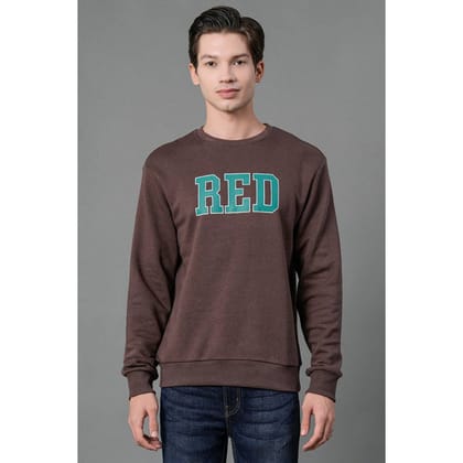 Red Tape Men's Brown Graphic Print Sweatshirt