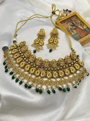 Antique Necklace Choker Set 0252