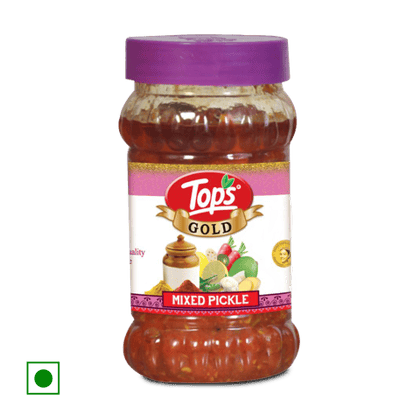 Tops Mixed Pickle, 375 gm Jar