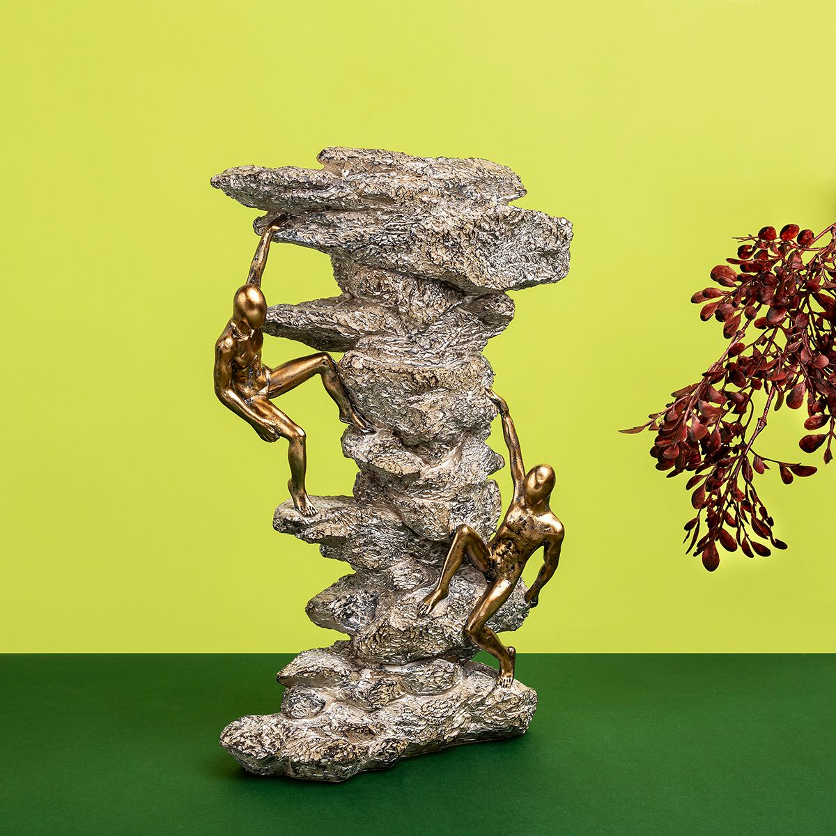 Beauty In Bloom Showpiece For Living Room-HEIGHT - 13 INCHES & WIDTH - 9 INCHES / RESIN / AVAILABLE