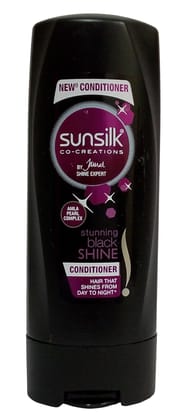 Sunsilk Hair Conditioner - Stunning Black Shine, 80Ml Bottle