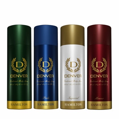 Hamilton, Pride, Imperial & Honour Deo For Men (800 ml, Pack of 4)