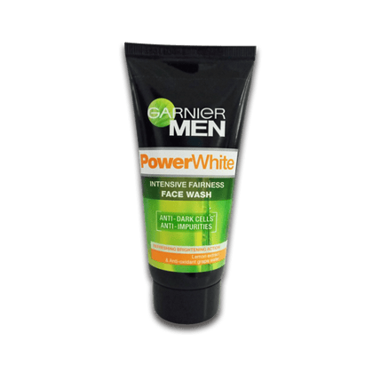 Garnier Men Power White Intensive Fairness Face Wash, 50 gm Tube