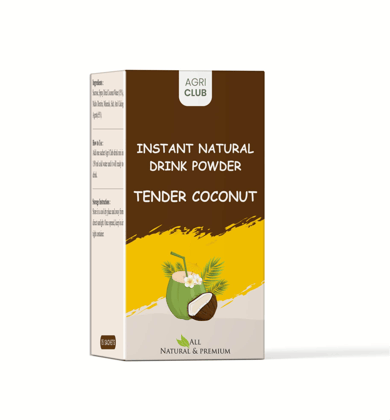 Agri Club Instant Tender Coconut Drink Powder, 15 Sachets Each 15 gm