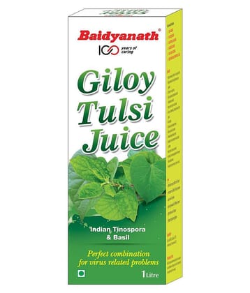 Baidyanath Giloy Tulsi Juice (1 Lt) Liquid