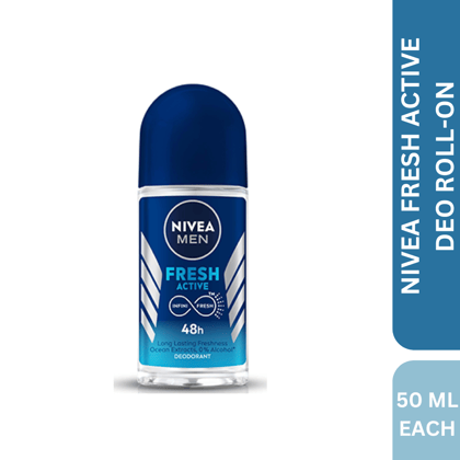 Nivea Men Fresh Active Deodorant Roll On - 50 ML