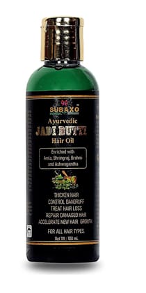 SUBAXO Herbal Hair Oil | Repair Damage Hair & Promotes Hair Growth, Ayurvedic Jadi Buti Hair Oil (100ml)