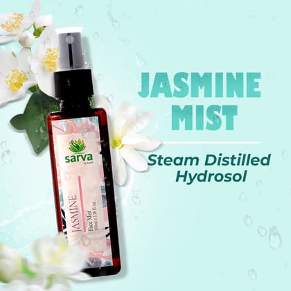 Jasmine Mist | Natural Toner | Steam Distilled Hydrosol | For Men & Women-100ml