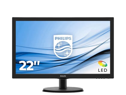 Philips 223V5LHSB2-94 Smart Control Lite LCD Monitor LED Backlights 21.5 Full HD