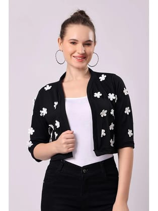 Affair Cotton Womens Shrugs - Black ( Single ) - None