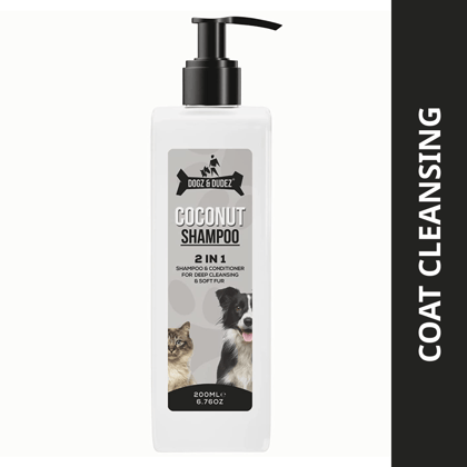 DOGZ  DUDEZ Coconut Shampoo for Dogs and Cats-200mL