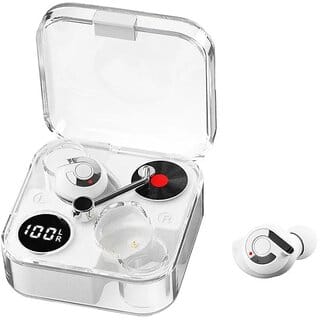 Digimate Earbuds With Charging Case 6 Hours Play Time Bluetooth Version 5.3 With MIC (DG-EP08, White)