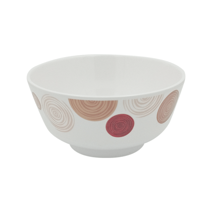 SUPERWARE | Pure Melamine | Soup Bowl Set - SPIRAL (4.5") | 6 Nos.| Stain Free, Glazed Finish