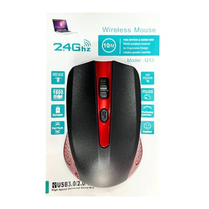 High Sensitivity 2.4Ghz 1600dpi optical Wireless Mouse