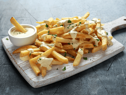 Super cheesy fries