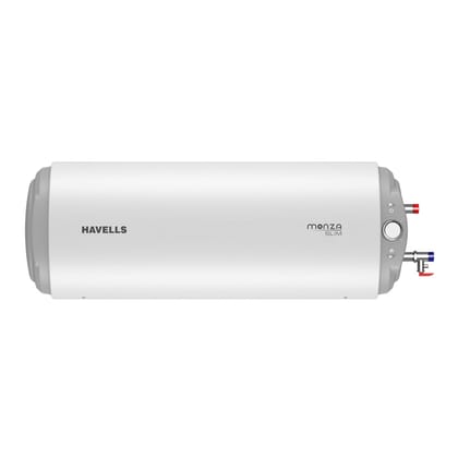 Havells Monza Slim 25 Ltr Horizontal Right Side HR Storage Water Heater-White