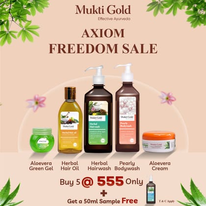 Natural Care Combo for Hair & Skin | Get FREE Anti-Dandruff Shampoo