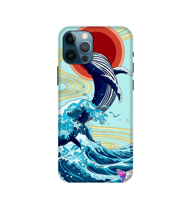 Whale & Waves - Hard Cases For Apple iPhone Models-Apple iPhone 7 Plus