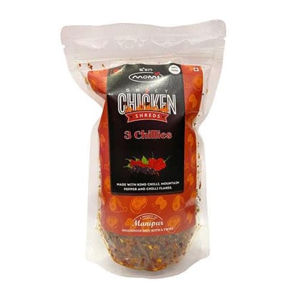 Mom's Spicy Chicken Shreds with 3 Chillies (100% Halal) - 75 gm