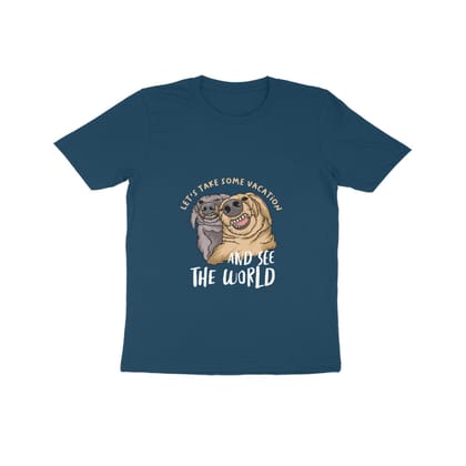 Kid's T-Shirt-Navy Blue / 8