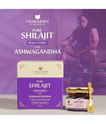 UPKARMA PURE SHILAJIT RESIN FORM WITH ASHWAGANDHA  20 GM