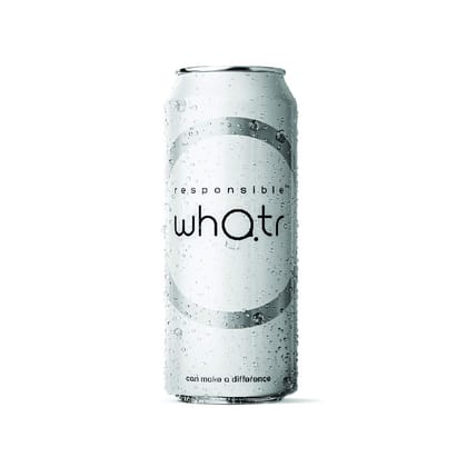 Responsible Whatr Non Carbonated Natural Spring Water Based Beverage, 250 ml - Pack of 36 Can