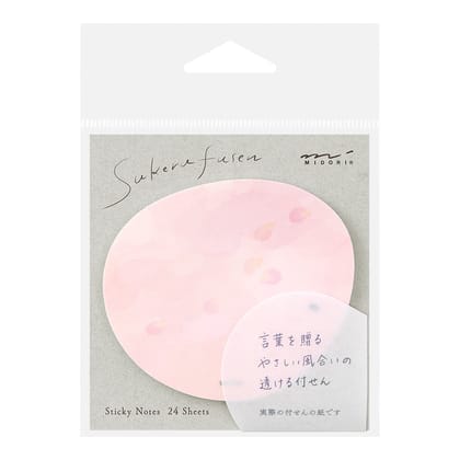 Sticky Notes Transparency Petals Pink