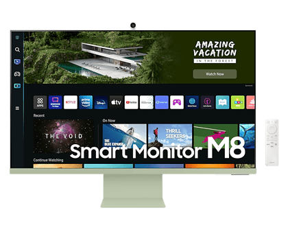 Samsung LS32BM80BUNXXL 81.3cm (32) M8 UHD Smart Monitor with Smart TV Experience