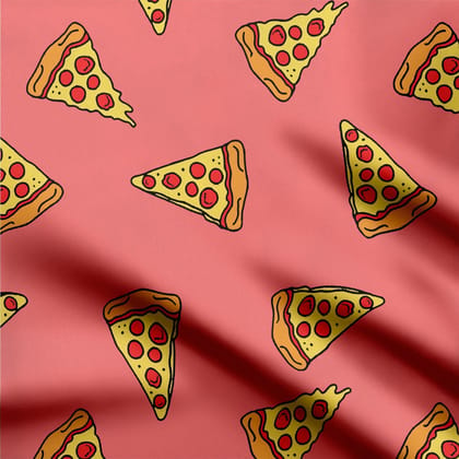 Light PINK pastel pizza-Cotton