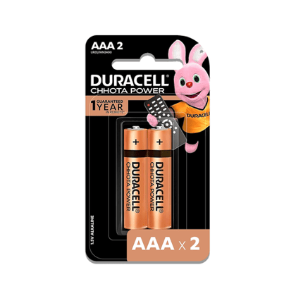 Duracell Alkaline Aaa Battery Chhota Power, 2 Pcs