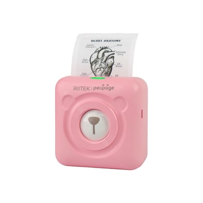 Portable Printer A6-Pink / 304 DPI