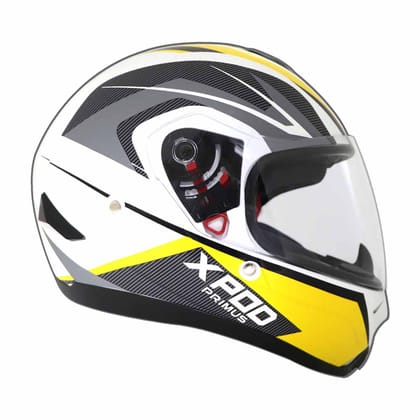 TVS XPOD Primus Single Visor - Yellow -M