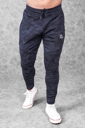 Camo Performance Jogger- Black-S