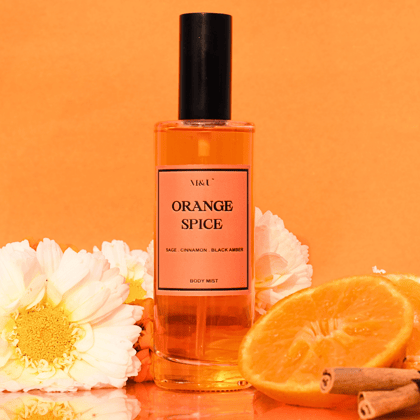 Orange Spice Smokey Body Mist with Honey