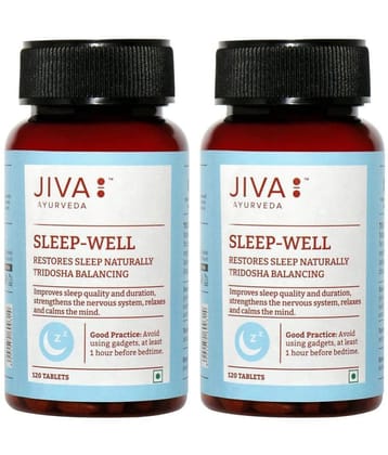 JIVA Sleep Well Tablet 120 (Pack of 2) Tablet 240 gm Pack Of 2